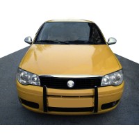 Кромка капоту (нерж.) для Fiat Albea 2002- рр