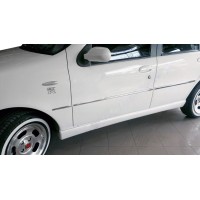 Молдинг дверей (6 шт, нерж) для Fiat Palio 1998- рр