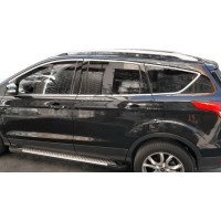 Верхняя окантовка стекол (нерж) для Ford Kuga 2008-2013 гг