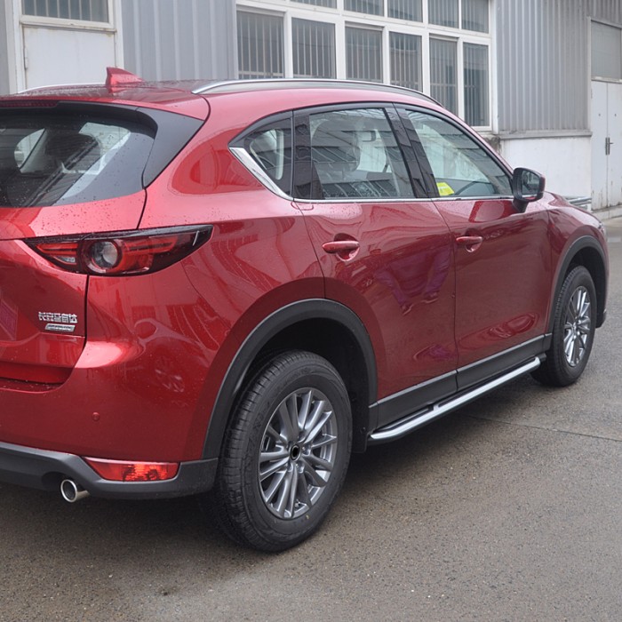 Бокові пороги оригінал V1 (2 шт) для Mazda CX-5 2017- рр