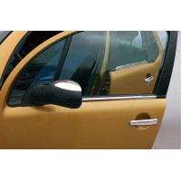 Наружняя окантовка стекол (6 шт, нерж) для Fiat Stilo 2001-2007 гг