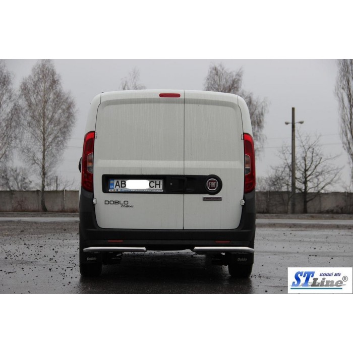 Задні куточки AK003 (нерж.) для Opel Combo 2012-2018 рр