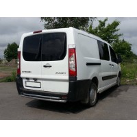Задняя дуга AK002-Double (нерж.) для Fiat Scudo 2007-2015 гг