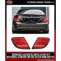 Задні ліхтарі LED (2007-2011, 2 шт) для Mercedes C-class W204 рр