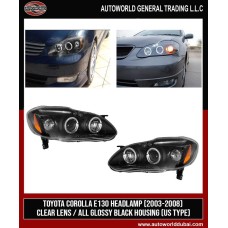 Передня оптика (2 шт, LED) для Toyota Corolla 2002-2007 рр