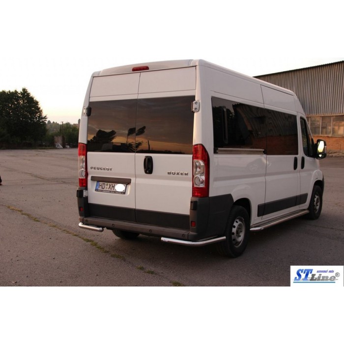 Задні куточки AK003 (2 шт., нерж) для Peugeot Boxer 2006-2025 рр