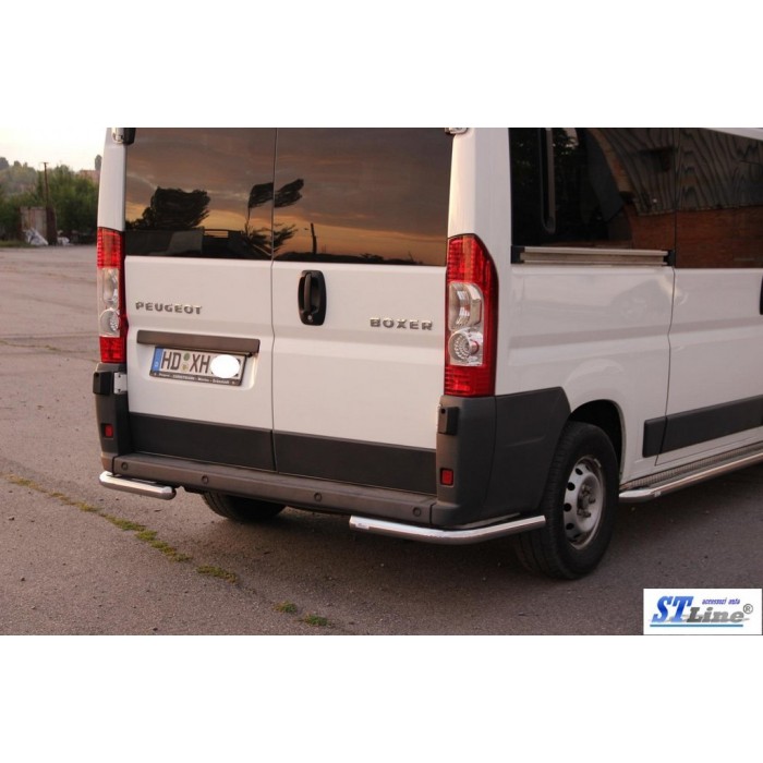 Задні куточки AK003 (2 шт., нерж) для Peugeot Boxer 2006-2025 рр