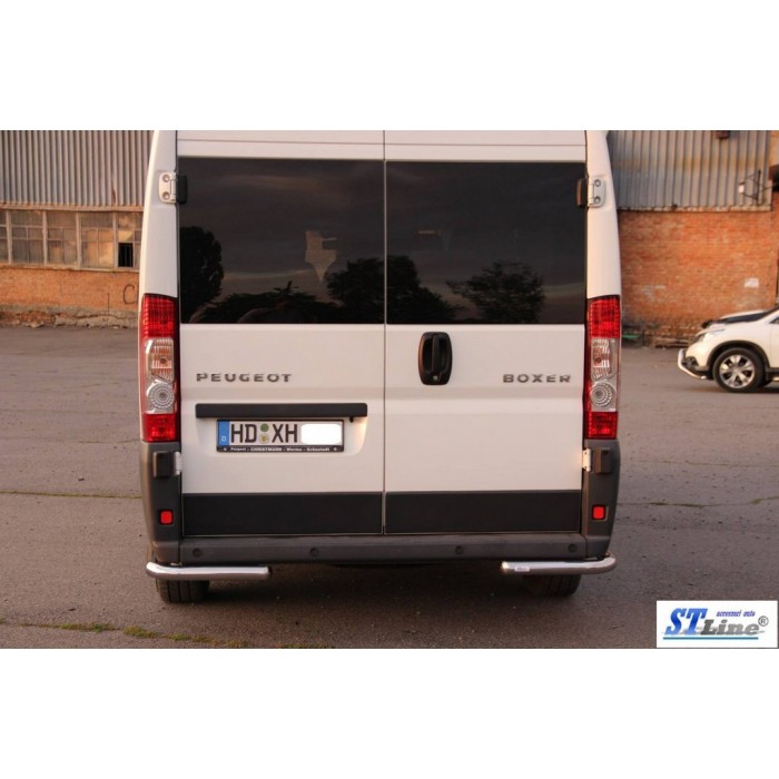 Задні куточки AK003 (2 шт., нерж) для Peugeot Boxer 2006-2025 рр