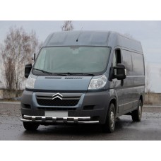 Передня дуга ST015 (нерж.) для Fiat Ducato 2006-2025 рр