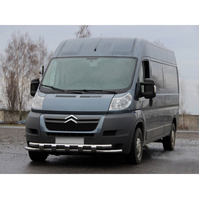 Передня дуга ST015 (нерж.) для Citroen Jumper 2007-2025 рр