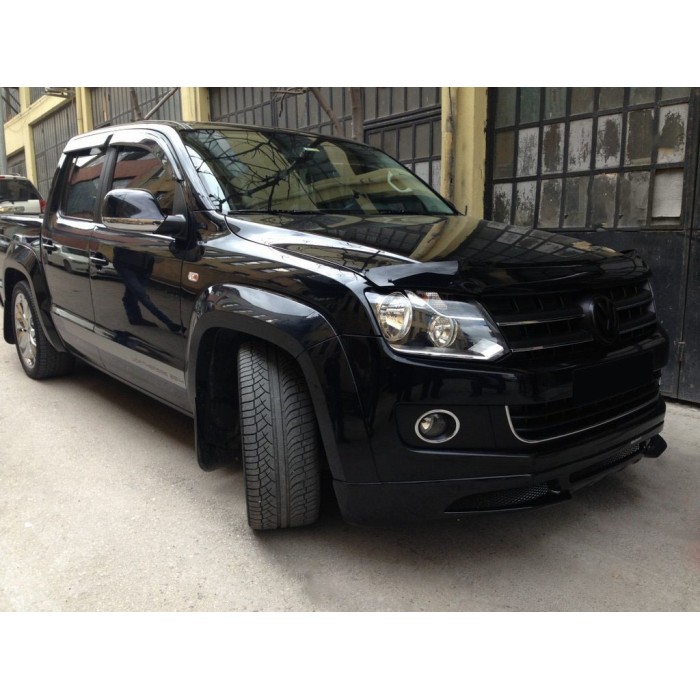 Накладка на передний бампер (под покраску) для Volkswagen Amarok 2010-2022 гг