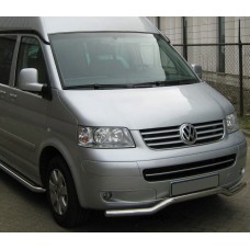 Нижня губа хвиля (нерж) для Volkswagen T5 Multivan 2003-2010 рр