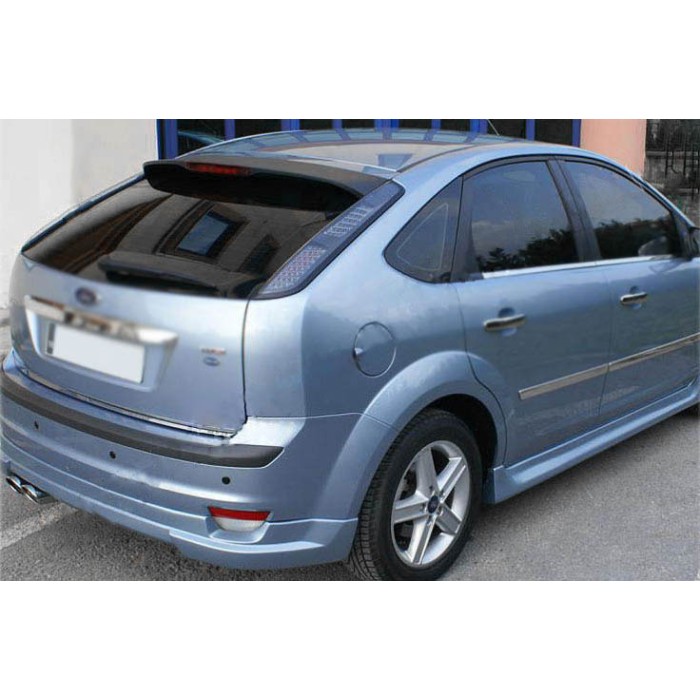 Кромка багажника (HB, нерж.) для Ford Focus II 2005-2008 рр