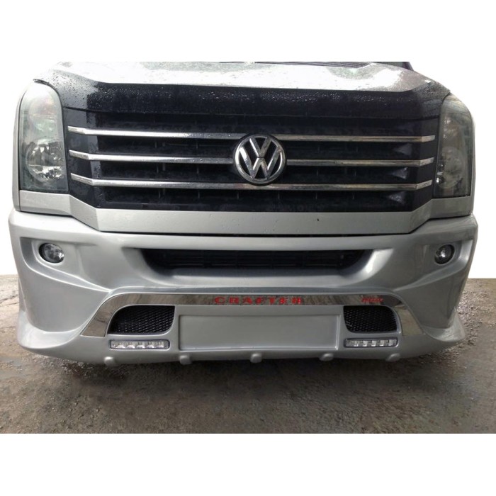 Передній бампер 2012-2025 (Sport-3, під фарбування) для Volkswagen Crafter рр