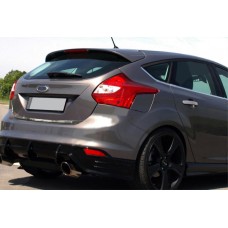 Кромка багажника 2011-2014 (Хетчбек, нерж) для Ford Focus III рр