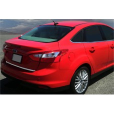 Кромка багажника 2011-2014 (Седан, нерж) для Ford Focus III рр