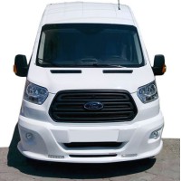 Накладка на передний бампер LED (2014-2019, под покраску) для Ford Transit 2014- гг