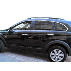 Верхня окантовка вікон (6 шт, нерж) для Chevrolet Captiva 2006-2019 рр