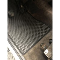 Коврики EVA (черные) Передние (2 шт) для Toyota Land Cruiser 70