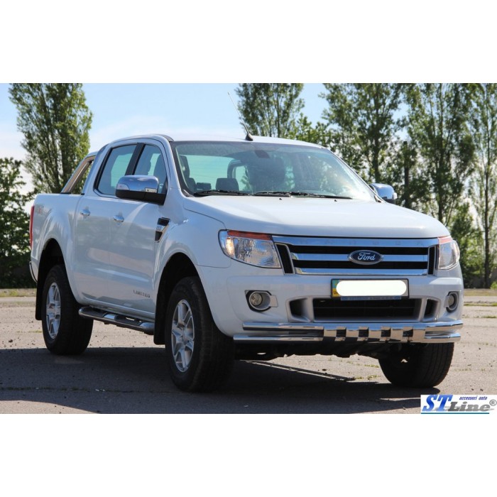 Передній захист ST016 (нерж.) для Ford Ranger 2011-2022 рр