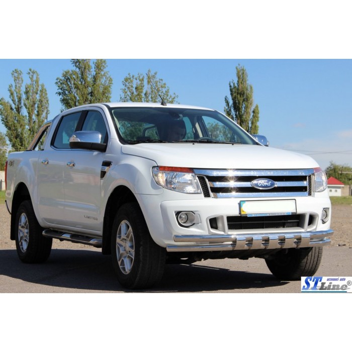 Передній захист ST016 (нерж.) для Ford Ranger 2011-2022 рр