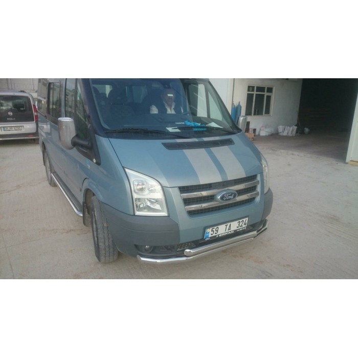 Передний ус ST014 (2006-2014, нерж.) для Ford Transit