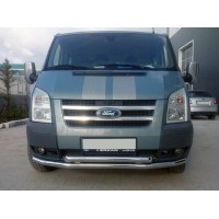 Передний ус ST014 (2006-2014, нерж.) для Ford Transit