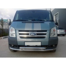 Передний ус ST014 (2006-2014, нерж.) для Ford Transit