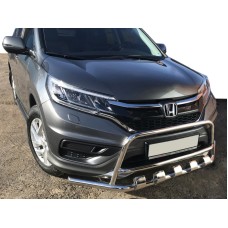 Передній захист WT003-ST-V2 (нерж.) для Honda CRV 2012-2016 рр