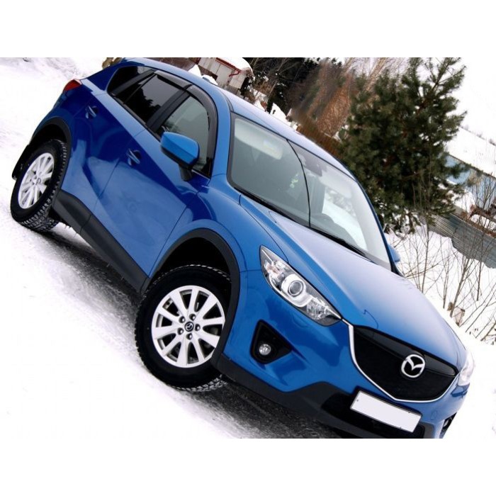 Ветровики (4 шт, HIC) для Mazda CX-5 2012-2017 гг