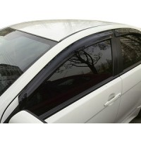 Вітровики (4 шт, HIC) для Mitsubishi Lancer X 2008- рр