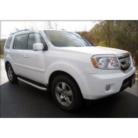 Боковые пороги Fullmond (2 шт., алюм.) для Honda Pilot 2008-2015 гг