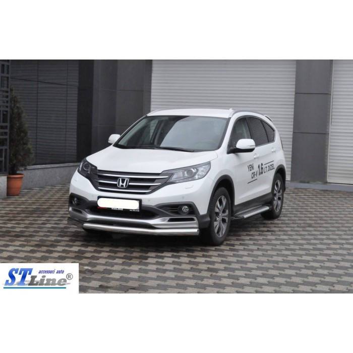 Передній захист ST008 (нерж.) для Honda CRV 2012-2016 рр