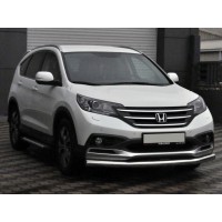 Передняя защита ST008 (нерж.) для Honda CRV 2012-2016 гг