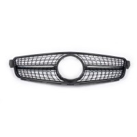 Передняя решетка Diamond Black для Mercedes C-class W204 2007-2015 гг