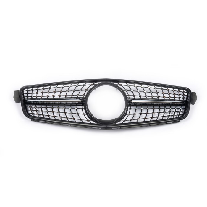 Передня решітка Diamond Black для Mercedes C-class W204 2007-2015рр