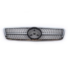 Передня решітка Diamond Silver для Mercedes C-class W203 2000-2007рр