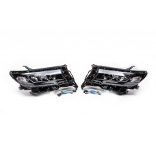 Передня оптика LED (2017-2025, 2 шт) для Toyota Land Cruiser Prado 150