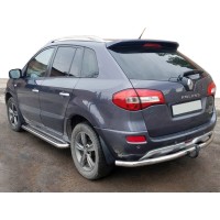 Задняя дуга AK002-1 (нерж) для Renault Koleos 2008-2016 гг