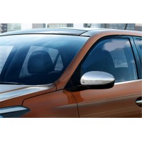 Накладки на дзеркала V1 (2 шт, нерж) для Hyundai I-20 2014-2020 рр
