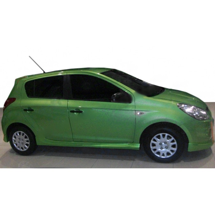 Боковые юбки (под покраску) для Hyundai I-20 2008-2012 гг