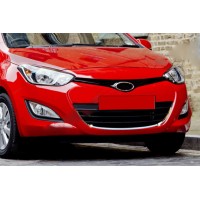 Обводка на решетку (нерж.) для Hyundai I-20 2012-2014 гг