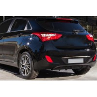 Хром планка над номером (HB, нерж) для Hyundai I-30 2012-2017 рр