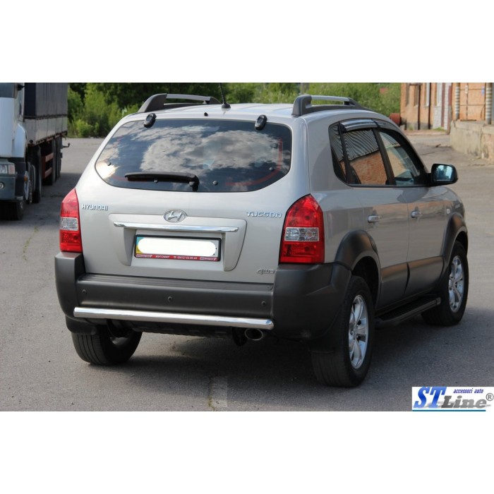 Задняя дуга AK002 (нерж.) для Hyundai Tucson JM 2004- гг