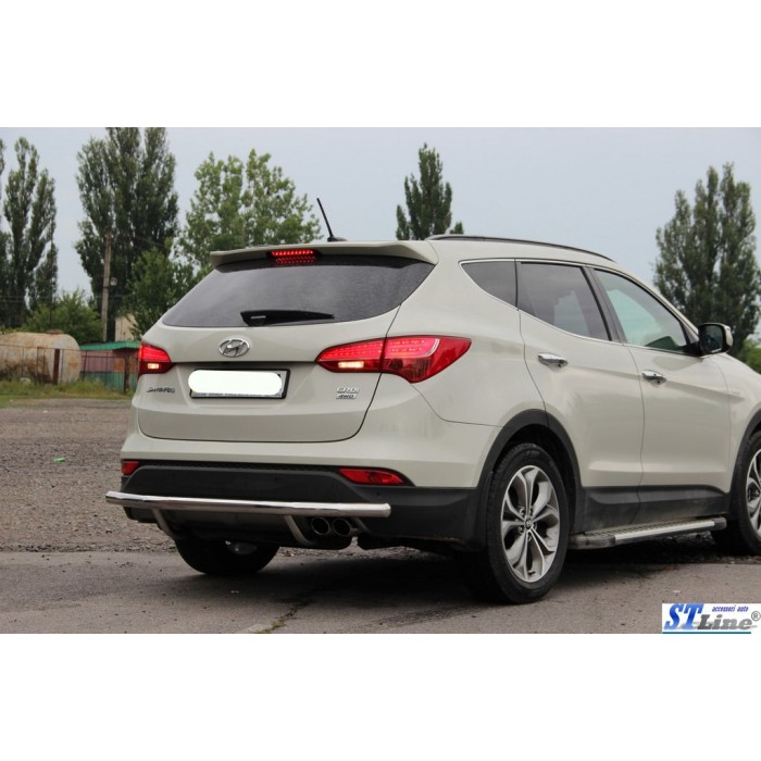 Задняя дуга AK002 (нерж.) для Hyundai Santa Fe 3 2012-2018 гг