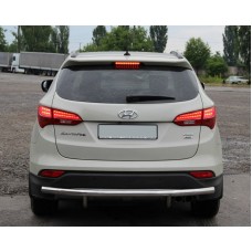 Задняя дуга AK002 (нерж.) для Hyundai Santa Fe 3 2012-2018 гг