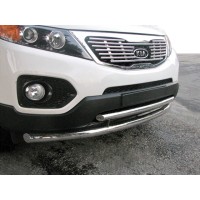 Передняя защита ST014 (нерж.) для Kia Sorento XM 2009-2014 гг