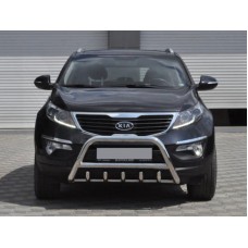 Кенгурятник WT003 (нерж.) для Kia Sportage 2010-2015 рр