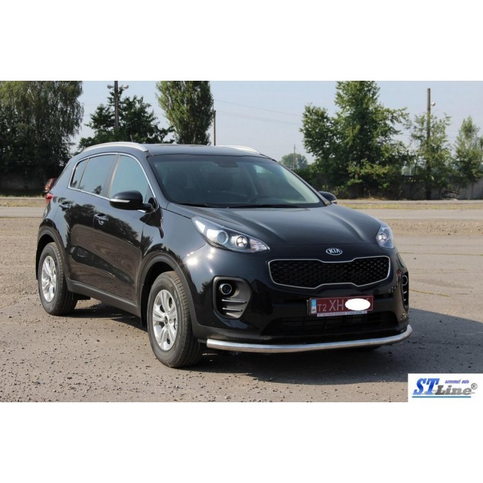 Передняя защита ST008 (нерж) для Kia Sportage 2015-2021 гг