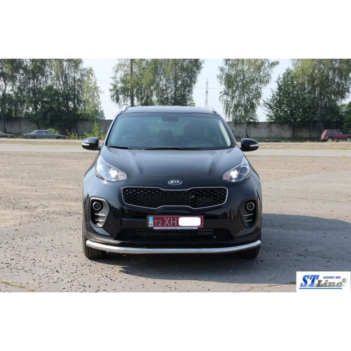 Передняя защита ST008 (нерж) для Kia Sportage 2015-2021 гг